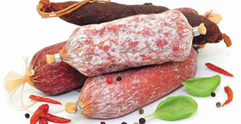 Комплексные и вкусоароматические добавки для производства сырокопченых колбас натурального созревания и на основе гдл